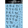 Hunkydory Hunkydory Winter Wishes Alphabet - A5 Stamp Set