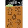 Hunkydory Hunkydory Happy Town Stamp Set - Gingerbread Family