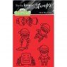 Hunkydory Hunkydory Happy Town Stamp Set - Mr & Mrs Claus