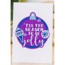 Crafter's Companion Gemini Layerable Sentiments Christmas Die - Tis The Season To Be Jolly