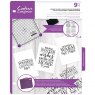Crafter's Companion Crafters Companion Clear Acrylic Verse Stamps - Warmest Wishes