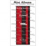 Crealies Crealies Mini Albums Binding System A (spine 7 mm) Smooth CLMA07