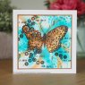 Woodware Woodware Clear Singles Cog Butterfly 4 in x 6 in Stamp FRS831