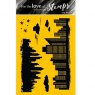 Hunkydory Hunkydory For the Love of Stamps - City Skyline A6 Stamp Set