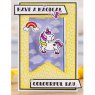Crafter's Companion Gemini - Stamp & Die - Twirling Unicorn