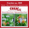 Crealies Crealies Cardzz Dies No. 303, Reveal Wheel/Spinning Wheel Card CLCZ303