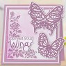 Crafter's Companion Sharon Callis Arts n Flowers - Butterflies and Blooms - Butterfly Love Die & Stamp