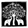 Crafty Individuals Crafty Individuals The Elephant Tree Red Rubber Stamp CI-321
