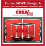 Crealies Crealies On the MOVE Dies No. 1, Design A CLMOVE01