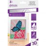 Crafter's Companion Gemini 3D Embossing Folder & Stencil - Floral Butterfly