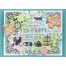 Crafty Individuals Crafty Individuals 'Tea Party Ticket' Red Rubber Stamp CI-269