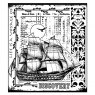 Crafty Individuals Crafty Individuals 'Voyage of Discovery' Red Rubber Stamp CI-295