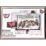 Crafty Individuals Crafty Individuals 'Seven Cheeky Songbirds' Red Rubber Stamp CI-230