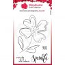 Woodware Woodware Clear Singles Poppy Sketch 4 in x 6 in Stamp