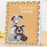 Crafter's Companion Nitwit Pawsitivity - Stamp & Die Set - Furr-ever Friends