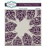 Creative Expressions Creative Expressions Sue Wilson Tropical Leaves 7 in x 7 in Stencil