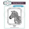 Creative Expressions Creative Expressions Zebra Pre Cut Stamp Co-ords With CED1316