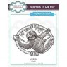 Creative Expressions Creative Expressions Sloth Pre Cut Stamp Co-ords With CED1313