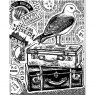 Crafty Individuals Crafty Individuals 'Seagull Adventure'  Red Rubber Stamp CI-344