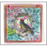 Crafty Individuals Crafty Individuals 'A Royal Bird' Red Rubber Stamp CI-378