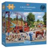 Gibsons Gibsons A Busy Farmyard 500 Piece Jigsaw Puzzle G3136