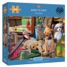 Gibsons Gibsons Here To Help 500 Piece  Puppy Dog Jigsaw Puzzle G3134