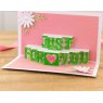 Crafter's Companion Gemini Die - Expressions - Shaped Pop Out - Just For You GEM-MD-EXP-POJF