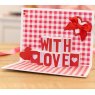 Crafter's Companion Gemini Die - Expressions - Shaped Pop Out - With Love