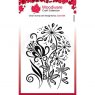Woodware Woodware Clear Singles Curly Petals 4 in x 6 in Stamp