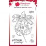 Woodware Woodware Clear Singles Fuzzy Flowers - Daisy 4 in x 6 in Stamp