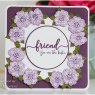 Creative Expressions Sue Wilson Bold Shadowed Sentiments Friend Craft Die and Stamp Set