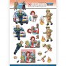 Yvonne Creations Yvonne Creations - Big Guys Professions 3D Push Out Set Of 5