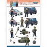 Yvonne Creations Yvonne Creations - Big Guys Professions 3D Push Out Set Of 5