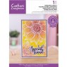 Crafter's Companion Crafters Companion Photopolymer Stamp - Swirling Florals