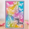 Crafter's Companion Crafters Companion Photopolymer Stamp - Delightful Butterflies