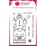 Woodware Woodware Clear Singles Snow Gnome 4 in x 6 in Stamp FRS864