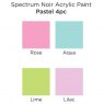 Crafter's Companion Spectrum Noir Acrylic Paint Marker (4PC)-Pastel