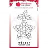 Creative Expressions Woodware Clear Singles Bubble Bauble and Holly 4 in x 6 in Stamp