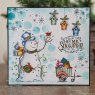 Pink Ink Pink Ink Designs Hey Mr Snowman A5 Clear Stamp