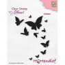 Nellie Snellen Nellies Choice Clearstamp - Silhouette Pets - Butterflies SIL094