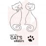 Woodware Woodware Stamps Mr and Mrs Cat
