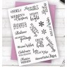 Crafter's Companion Crafters Companion Clear Acrylic Stamps - Festive Sentiments