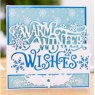 Crafter's Companion Gemini Edge'ables Die - Warm Winter Wishes (Words)