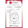 Woodware Woodware Clear Singles Festive Fuzzies - Robin 4 in x 6 in Stamp