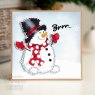 Woodware Woodware Clear Singles Festive Fuzzies - Snowman 4 in x 6 in Stamp