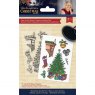 Crafter's Companion Sara Twas the Night Before Christmas - Acrylic Stamp - Stockings by the Fire