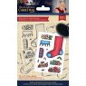 Crafter's Companion Sara Twas the Night Before Christmas - Stamp & Die - Build-A-Stocking