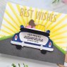 Spellbinders Spellbinders Sunday Drive All-Occasion Sentiments Clear Stamp STP-059