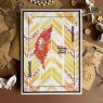 Creative Expressions Angela Poole Natures Textures Chevron Layering Stamps & Stencil Set