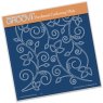 Clarity Claritystamp Leafy Swirl Groovi Plate A5 Square